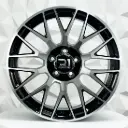 RIN 19X8.5 5-112 R1 SPORT XF013 MACHINE BLACK ET43 CB66.45